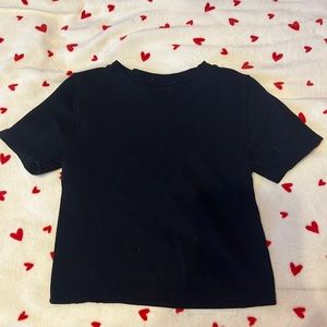 Black Crop Top